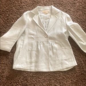 Michael Kors light blue linen jacket